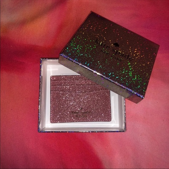 SOLD ❌ Lola Glitter Boxed Small Slim Cardholder - Picture 5 of 5